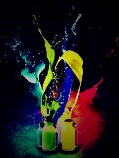 Разливающийеся краски обои