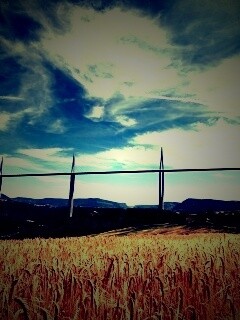 Мост над долиной обои