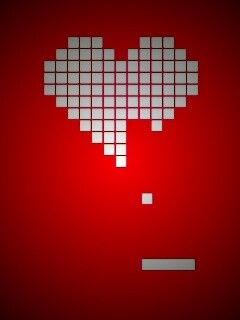 Уровень в виде сердца обои