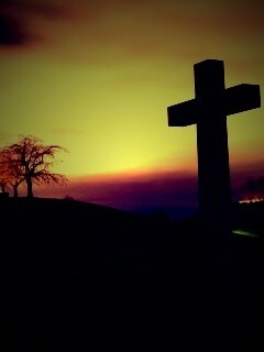 Каменный крест обои