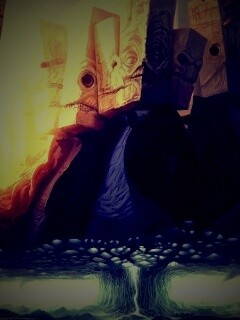 Каменные головы обои