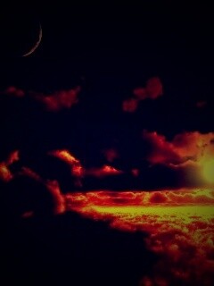 Над облаками обои