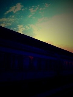 Пассажирский состав обои