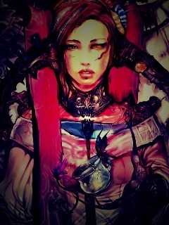 Странная девушка обои