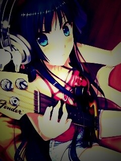 Лоли с гитарой обои