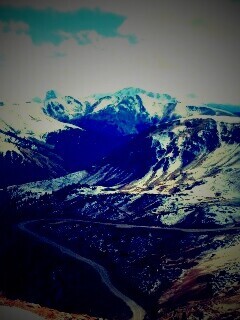 Горная дорога обои