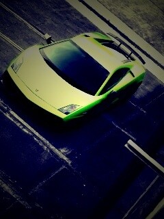 Зелёный Ламбо обои