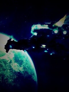 Hyperion летит к земле обои