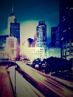 Огни Гонконга обои