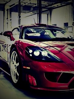 Суперкар бордового цвета обои