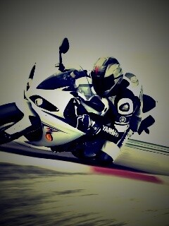 Человек на мотоцикле обои