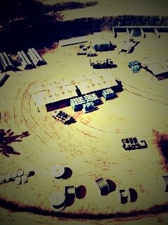 Вид на карьер из Crysis обои