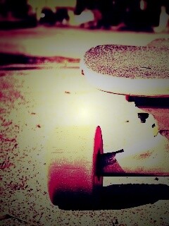 Скейтборд на солнце обои