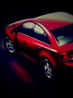 Шевроле Cruze красного цвета обои