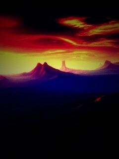 Инопланетный ландшафт обои