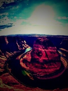 Каньон летом обои