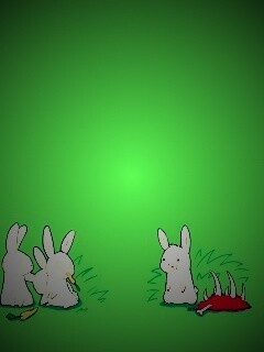 Заяц-каннибал обои