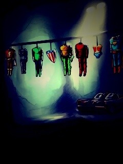 Пещера супергероев обои