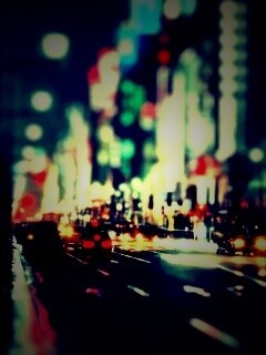 Игрушечный город огней обои