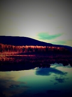 Осеннее озеро обои