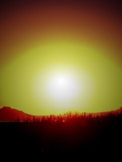 Сельский закат обои