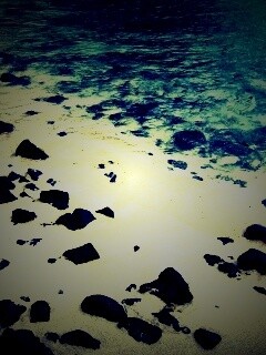 Каменистый берег обои