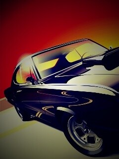 Векторный мускулкар обои