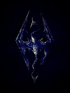 Логотип Skyrim обои