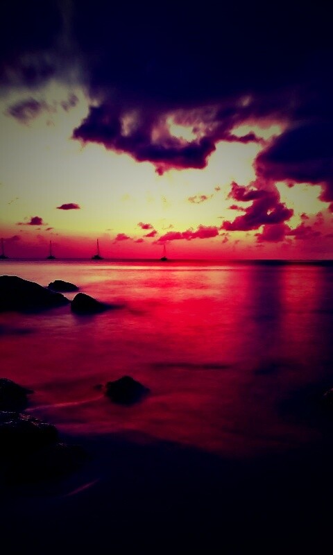 Кровавое море обои