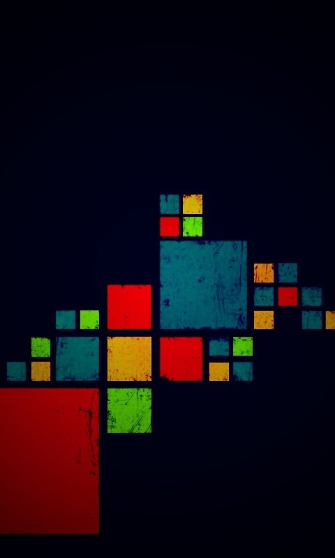 Цветные кубы обои