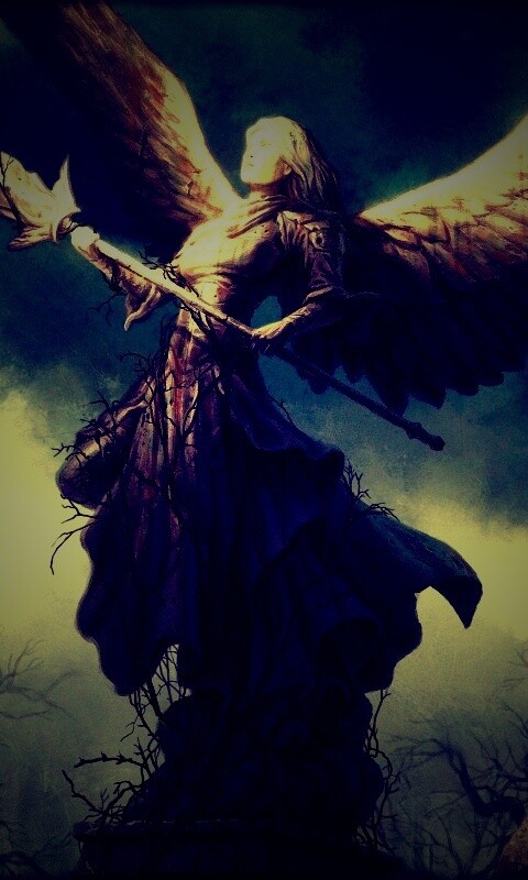 Ангел с мечом обои