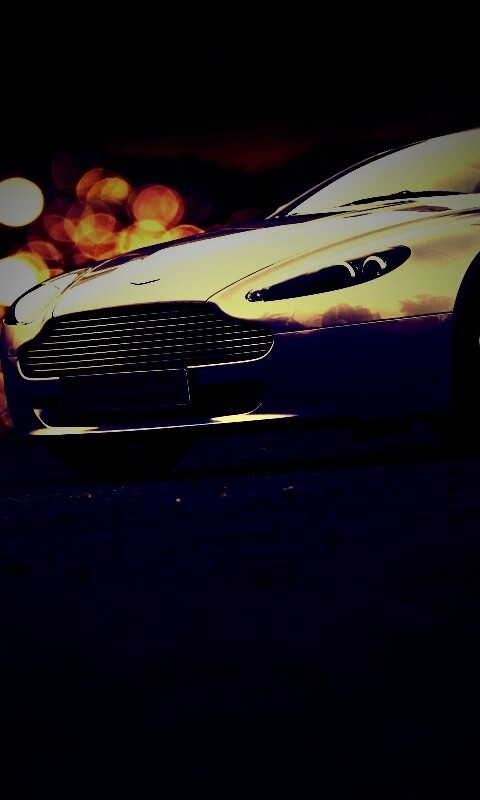 Серебряная машина обои