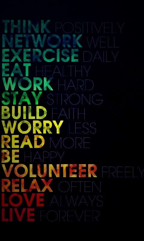 Think possitively обои