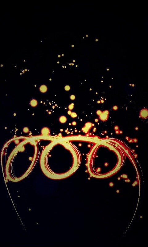 Огненные кольца обои