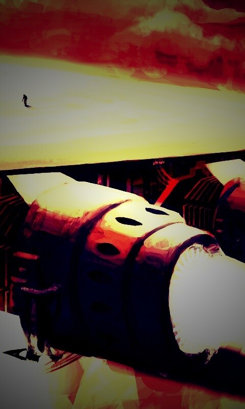 Разгон космического корабля обои