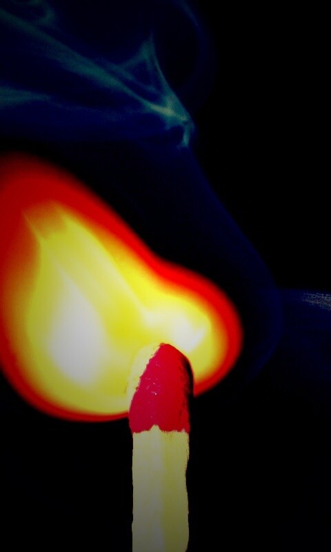 Три состояния спички обои