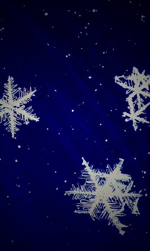 Снежинки обои