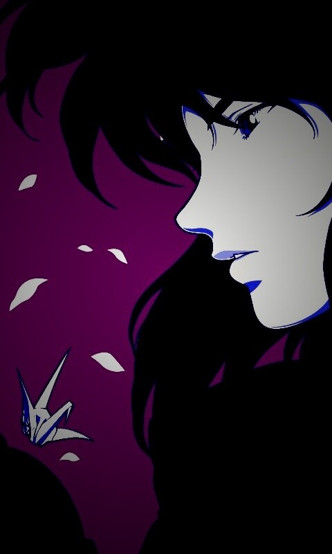 Девушка делает оригами обои