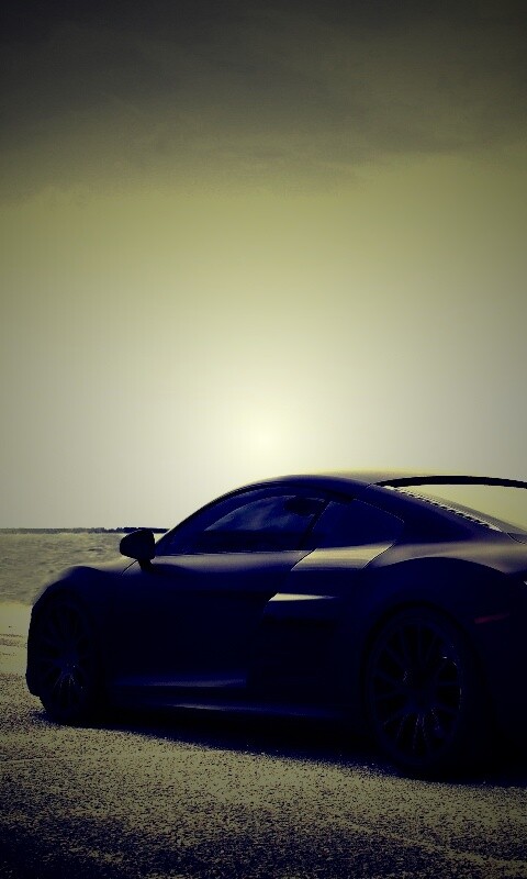 Черный ауди ТТ обои