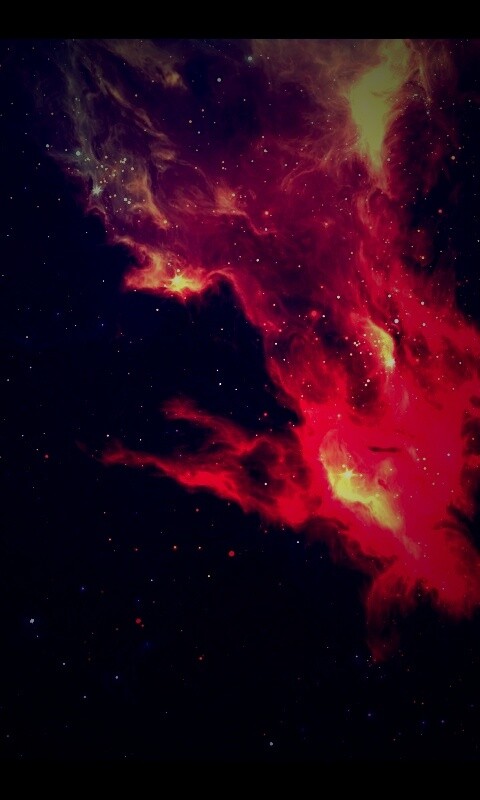 Красная туманность обои