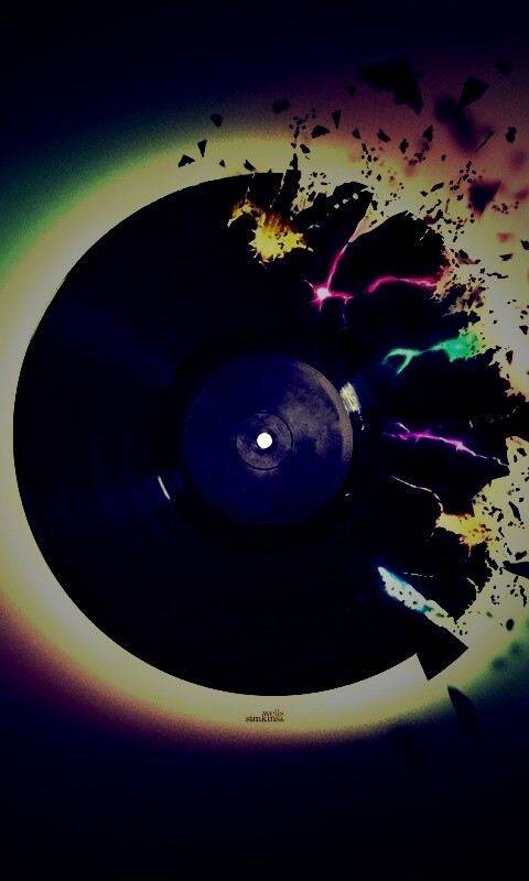 Разрывающийся винил обои