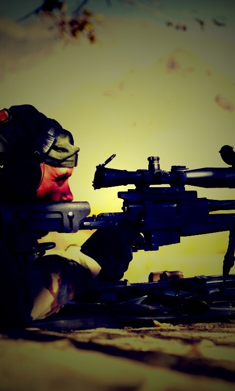 Стрелок в засаде обои