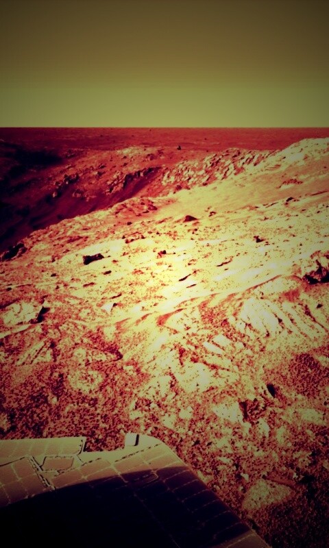 Снимок с марсохода обои