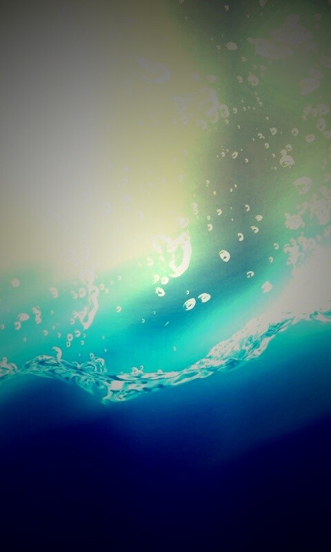 Пузырьки в воде обои