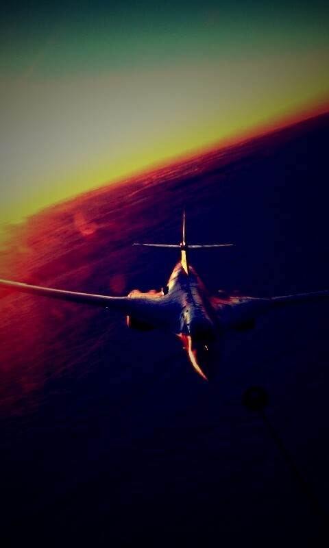 Ту 160 над облаками обои