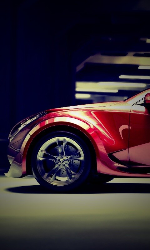 Красный концепт обои