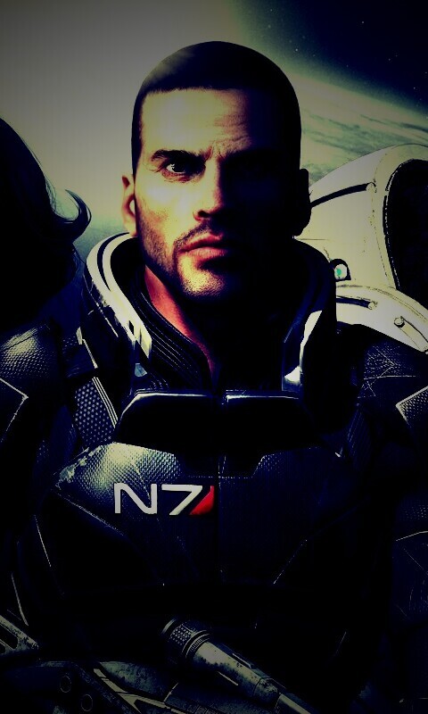 Mass Effect N7 обои