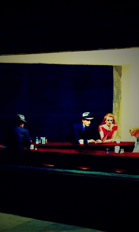 Ночное кафе обои