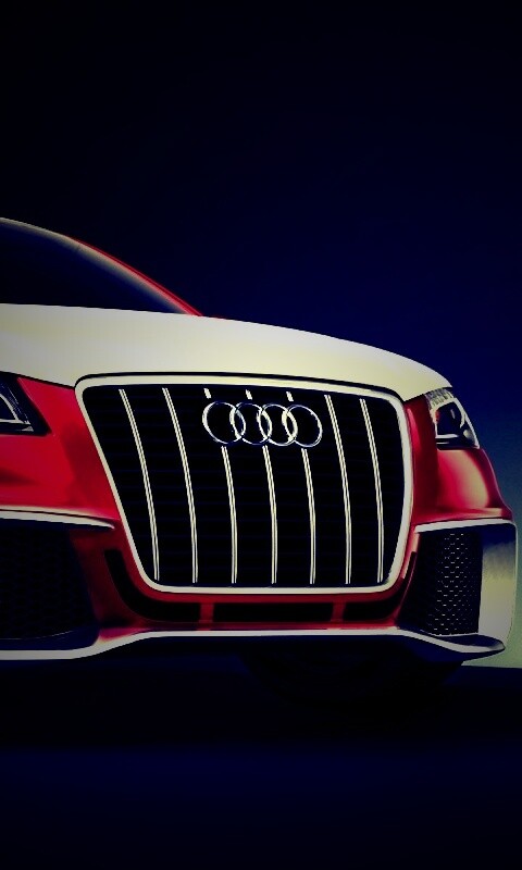 Красный Ауди обои