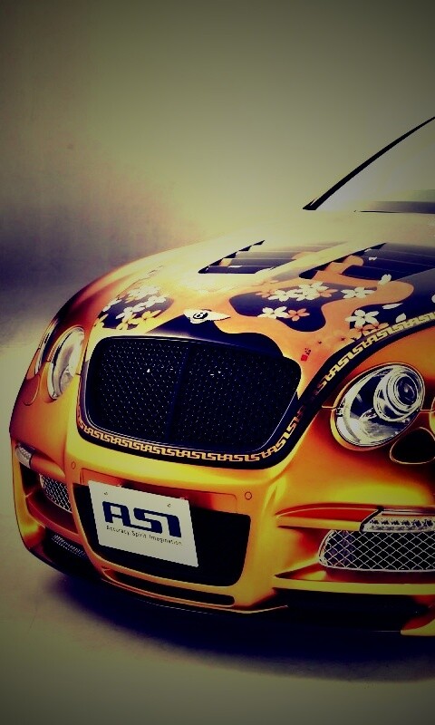 Золотой Бентли обои